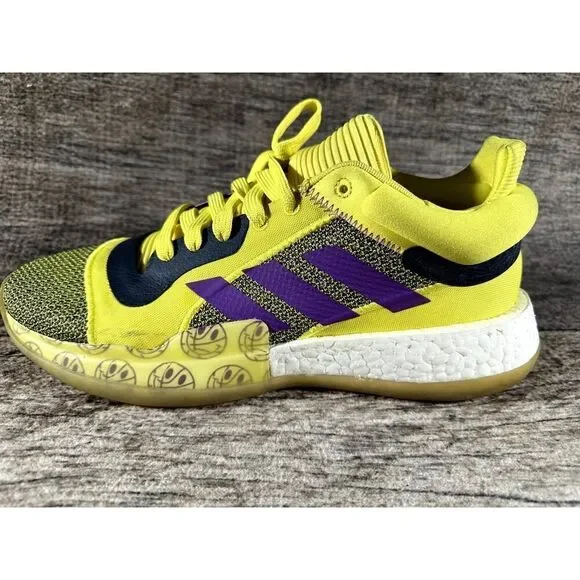 Adidas Marquee Boost Low Yellow/Purple Lakers Edition (Men's Size 11.5) Athletic Shoes